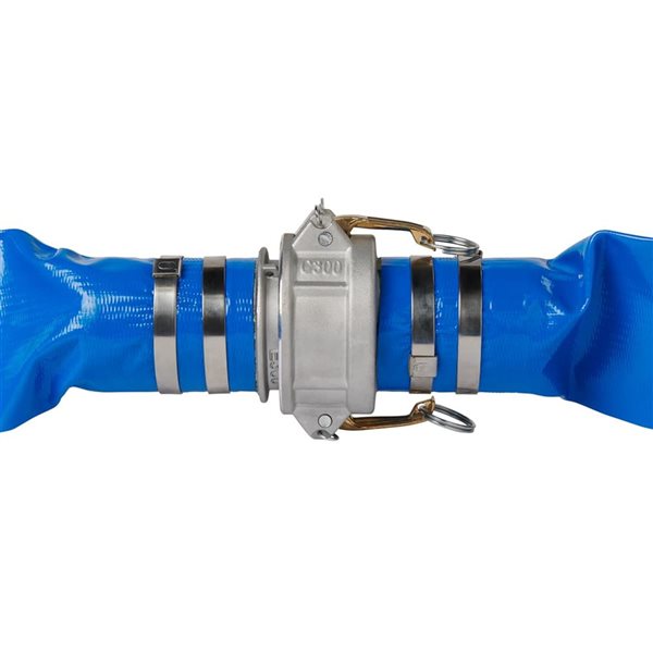 Hyundai Water Pump Hose w/ 3-in x 50-ft Discharge