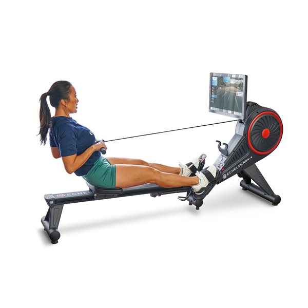 ROWE 4点 Echelon Row-S Indoor Rowing Machine with 22-in Class Rotating HD