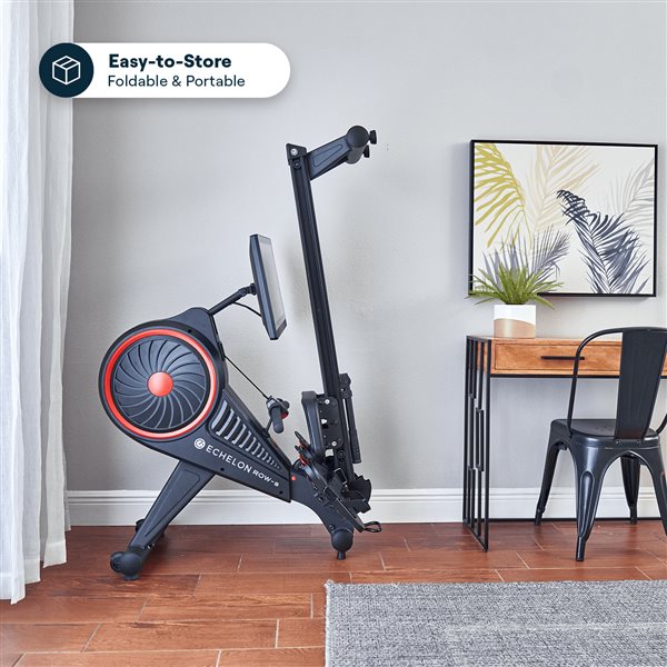 Echelon Row-S Indoor Rowing Machine with 22-in Class Rotating HD