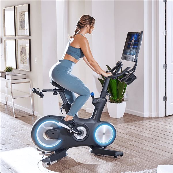 Echelon Connect EX-8s Smart Exercise Bike With 24-in Class Curved HD Touchscreen and Magnetic Resistance