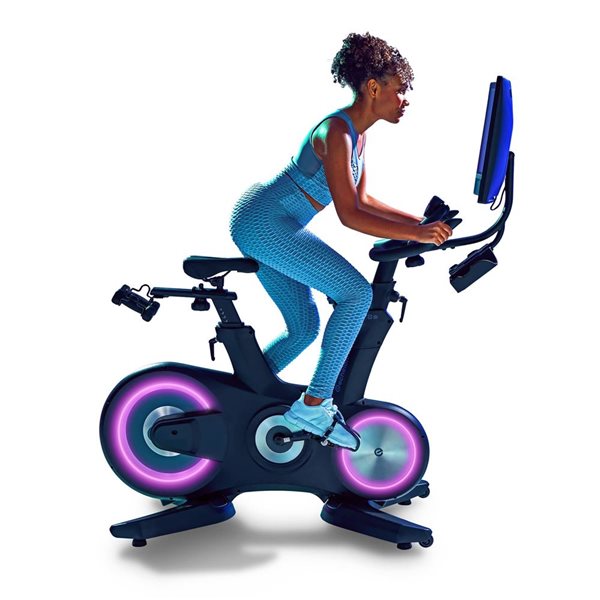 Echelon Connect EX-8s Smart Exercise Bike With 24-in Class Curved HD Touchscreen and Magnetic Resistance