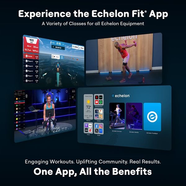 Echelon Stride 8s Treadmill with Interactive HD Touchscreen & Incline Training