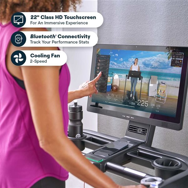 Echelon Stride 8s Treadmill with Interactive HD Touchscreen & Incline Training