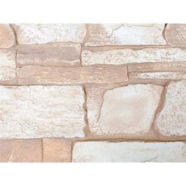 FOAMCORE Savana Country Stone Wall Panel - 48 x 12 x 1.5-in