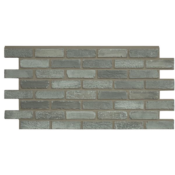 FOAMCORE Green Buff Brick Wall Panel - 20.25 x 41.75 x 3/4-in