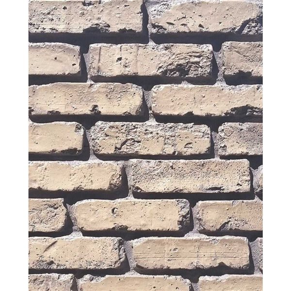 FOAMCORE Boston Brick Wall Panel - 11 x 47.75 x 7/8-in