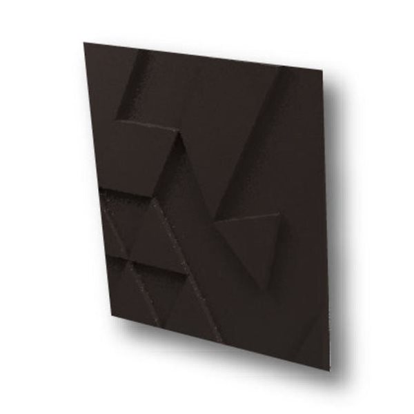 FOAMCORE Poly Triangle Pattern Wall Panel - 24 x 24-in