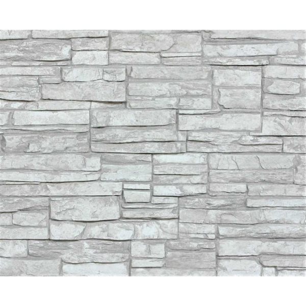 FOAMCORE Aspen Stacked Stone Wall Panel - 36 x 24 x 1.5-in