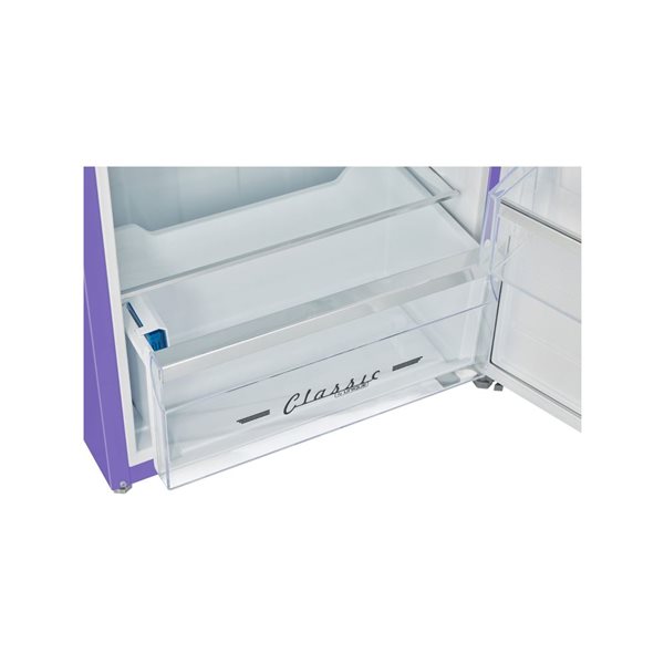 Unique Appliances Classic Retro 7.5-ft³ Refrigerator w/ Top Mount Freezer - Violet