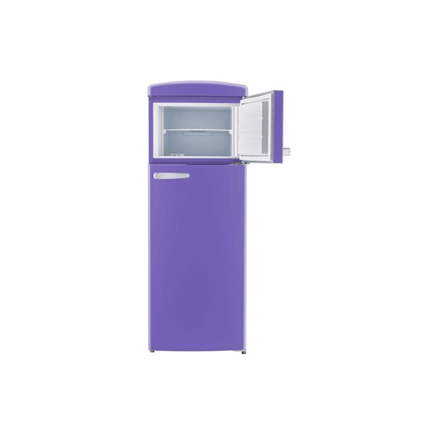 Unique Appliances Classic Retro 7.5-ft³ Refrigerator w/ Top Mount Freezer - Violet