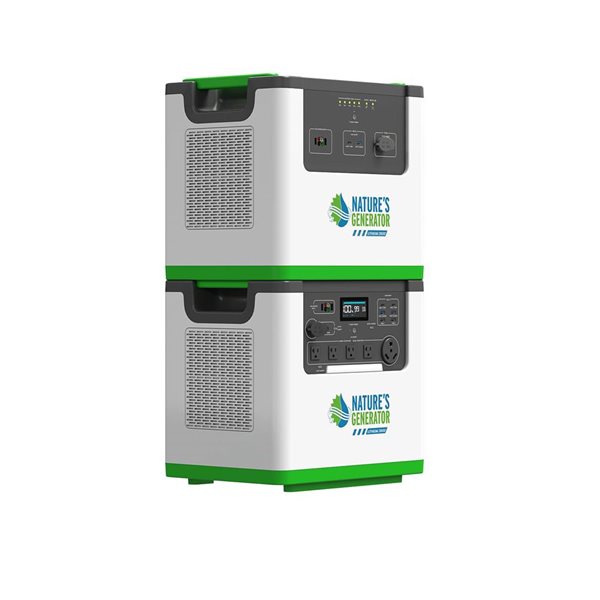 Nature's Generator Lithium 3600 Power Station + Power Pod
