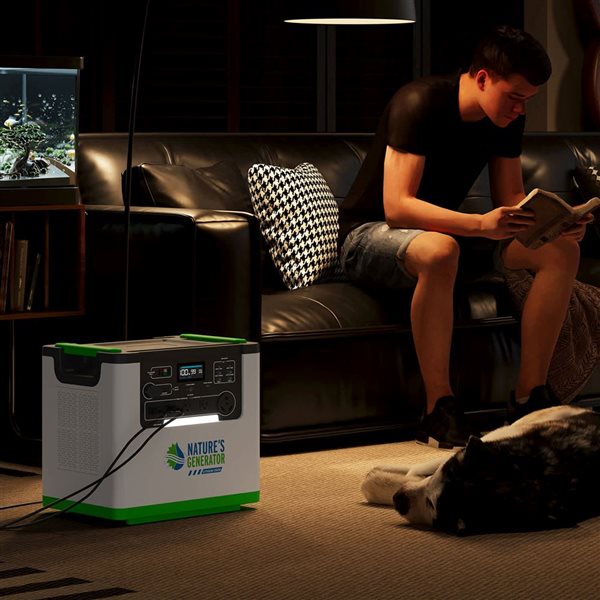 Nature's Generator Lithium 3600 Power Station + Power Pod