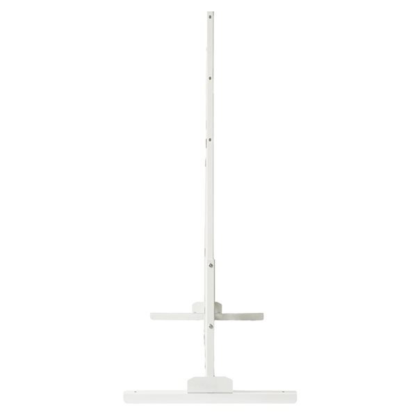 Oakland Living 6 x 4-ft White Freestanding Metal Privacy Screen Room Divider