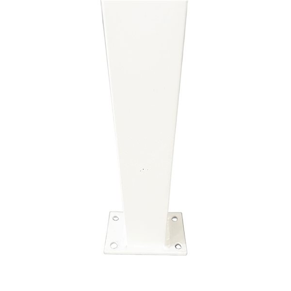 Oakland Living 4.27-ft x 82.7-in White Modern Aluminum Garden Arbor Arch