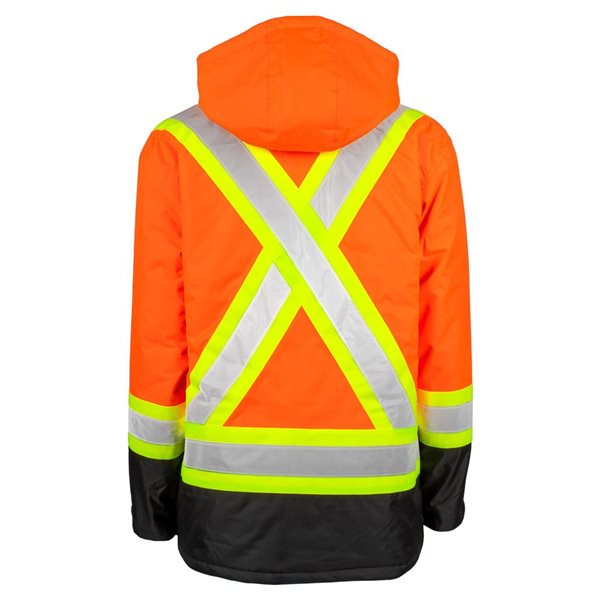 Terra XX-Large Orange Polyester Parka