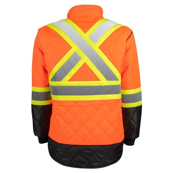 Terra X-Large Orange Polyester Freezer Jacket