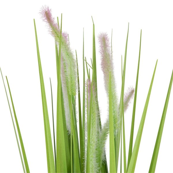 Northlight 24-in Artificial Green Onion Grass Plant - Tin Pot
