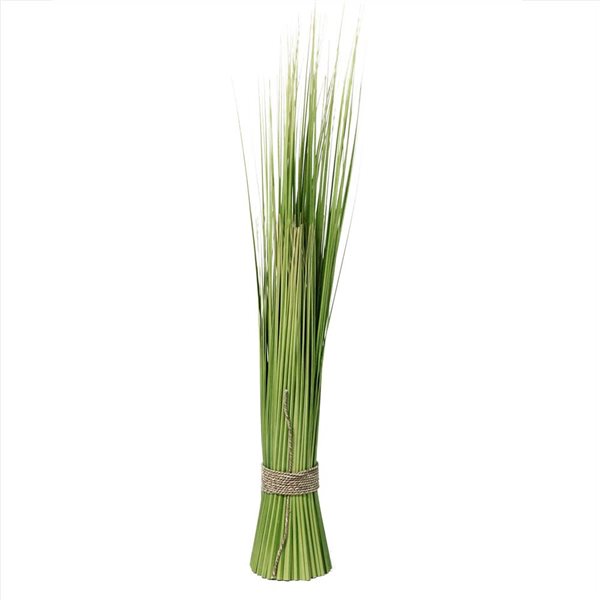 Northlight 37.75-in Artificial Onion Grass Bundle - Jute Rope Wrap
