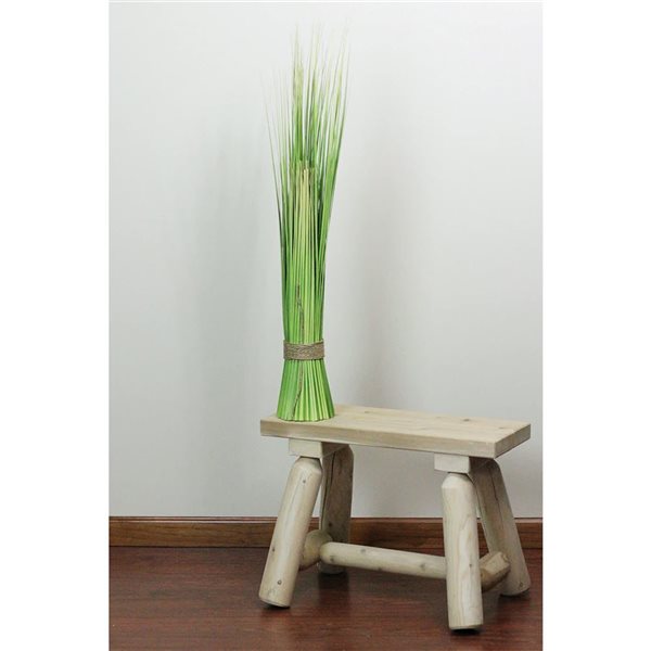 Northlight 37.75-in Artificial Onion Grass Bundle - Jute Rope Wrap