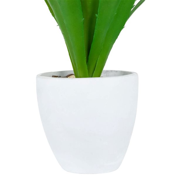 Northlight 13.5-in Potted Artificial Agave Succulent Plant