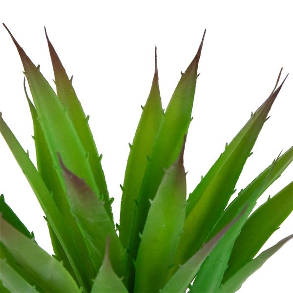 Northlight 13.5-in Potted Artificial Agave Succulent Plant