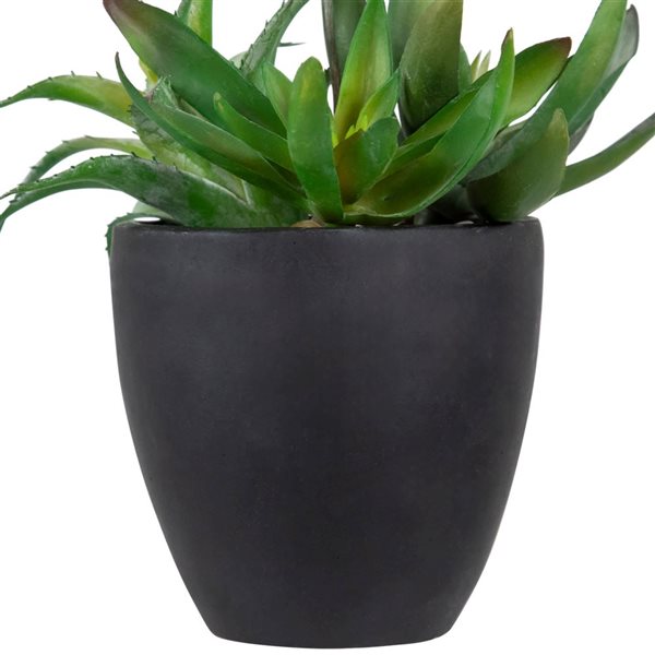Northlight 11-in Potted Green Artificial Mixed Succulent Plant Arrangement
