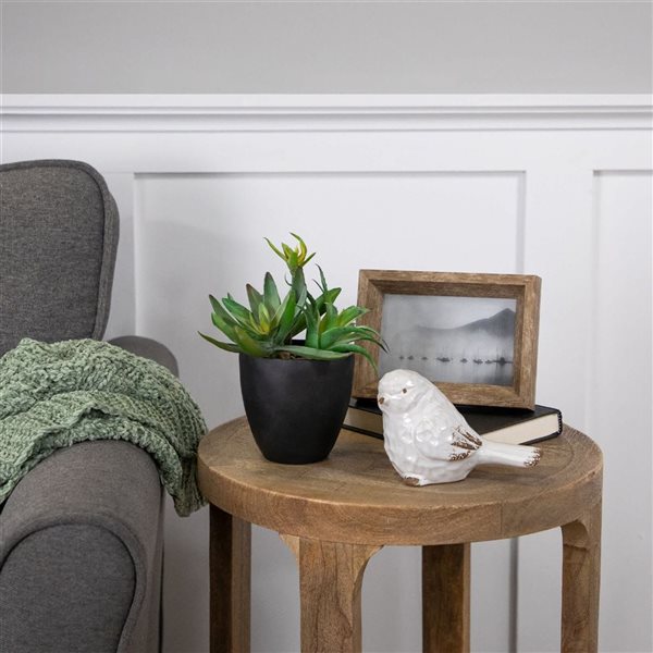 Northlight 11-in Potted Green Artificial Mixed Succulent Plant Arrangement