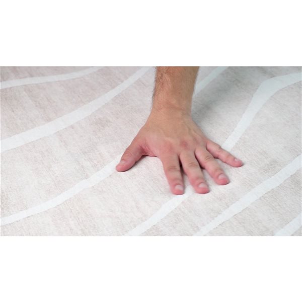 Rug Branch Eclipse 8-ft x 11-ft Abstract Polyester Residential Indoor Area Rug - Beige