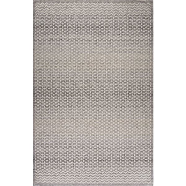 Front Facing Rug Rug Branch Jules 8-ft x 11-ft Abstract Polypropylene Residential Indoor ...