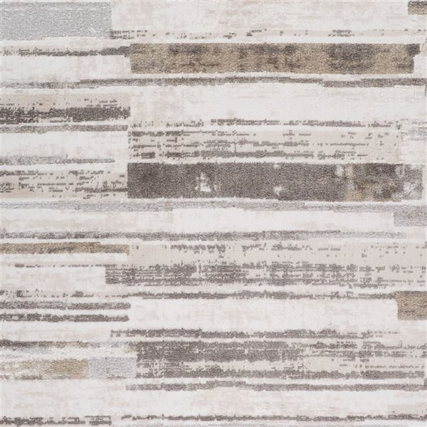 Rug Branch Cadence 4-ft x 6-ft Abstract Polyester Residential Indoor Area Rug - Beige