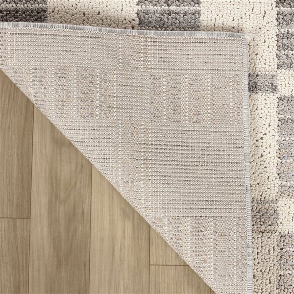 Rug Branch Jules 8-ft x 11-ft Geometric Polypropylene Residential Indoor Area Rug - Grey