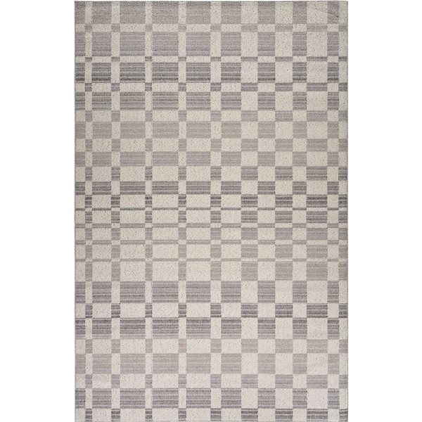 Rug Branch Jules 8-ft x 11-ft Geometric Polypropylene Residential Indoor Area Rug - Grey