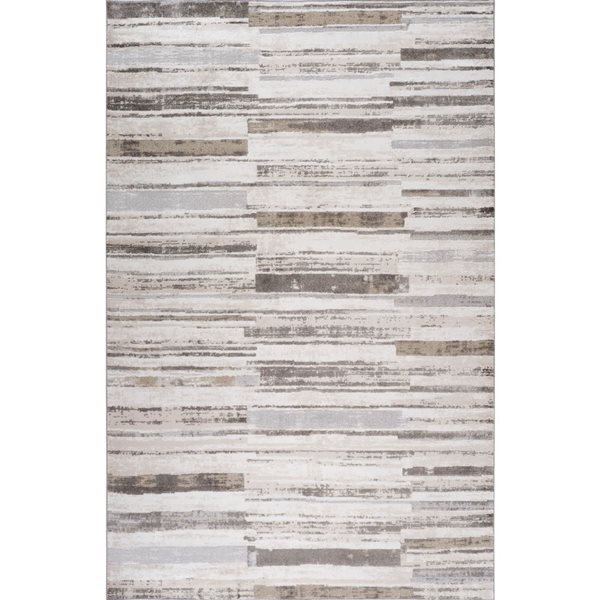 Rug Branch Cadence 8-ft x 11-ft Abstract Polyester Residential Indoor Area Rug - Beige