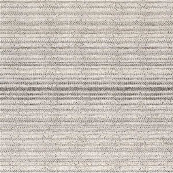 Rug Branch Jules 8-ft x 11-ft Horizontal Pattern Polypropylene Residential Indoor Area Rug - Grey