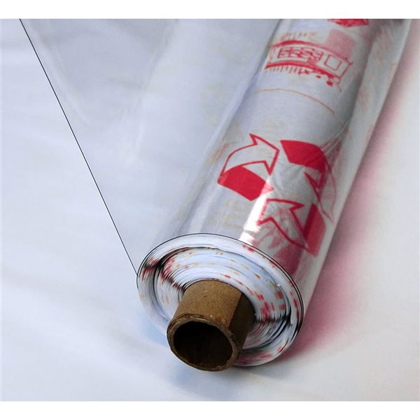Vinyl - It Clear 24-gauge Heavy Duty Multipurpose Vinyl Sheeting 4-1/2 x 30-ft