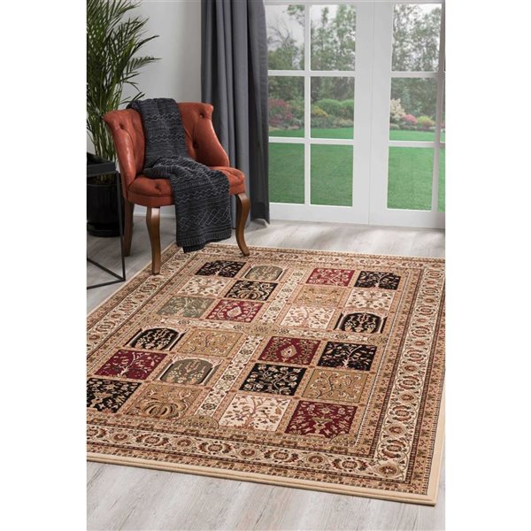 Rug Branch Majestic 4 x 6-ft Moroccan Traditional Area Rug - Off-White