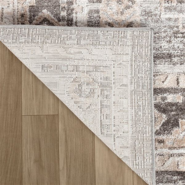 Rug Branch Cadence 5 x 8-ft Abstract Modern Area Rug - Brown