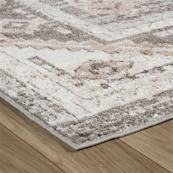 Rug Branch Cadence 5 x 8-ft Abstract Modern Area Rug - Brown