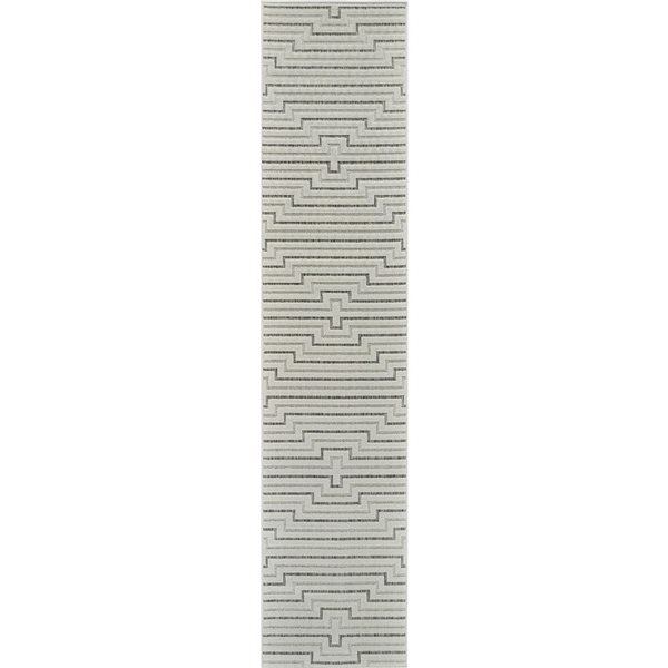 Rug Branch Maise 2 x 10-ft Abstract Modern Runner Rug - Off-White