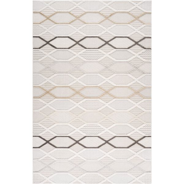 Rug Branch Maison 5 x 8-ft Abstract Modern Area Rug - Off-White