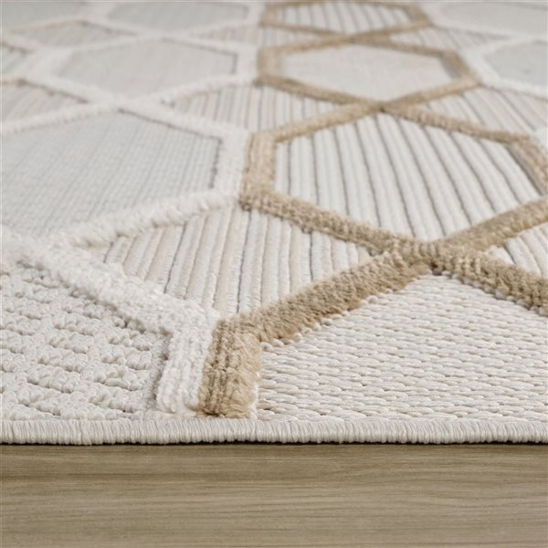 Rug Branch Maison 5 x 8-ft Abstract Modern Area Rug - Off-White