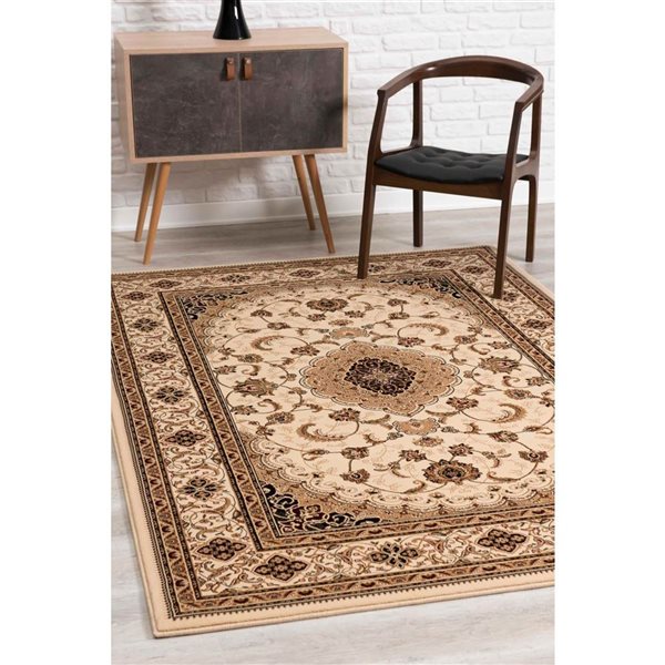 Rug Branch Majestic 5 x 7-ft Oriental Traditional Area Rug - Off-White