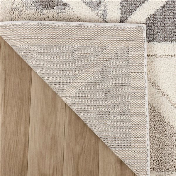 Rug Branch Nimbus 2 x 8-ft Geometric Modern Runner Rug - Off-White
