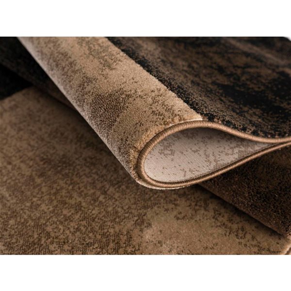 Rug Branch Montage 2 x 15-ft Geometric Modern Runner Rug - Brown