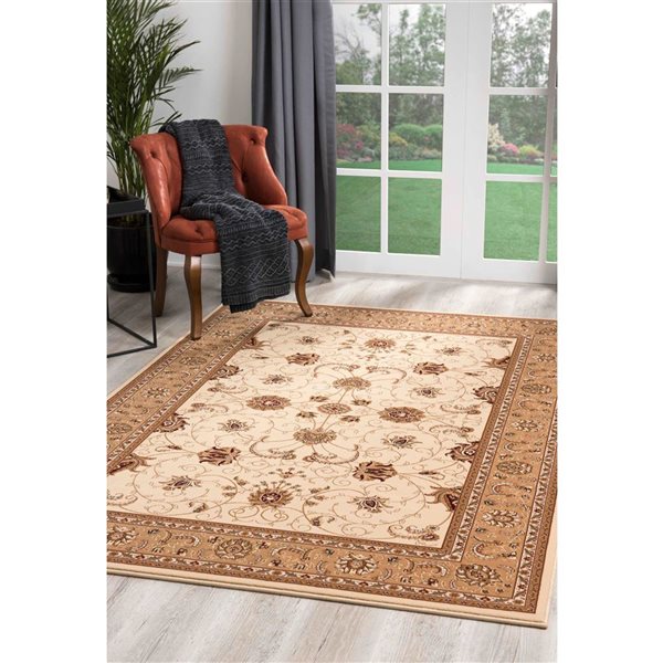 Rug Branch Majestic 4 x 6-ft Oriental Traditional Area Rug - Off-White