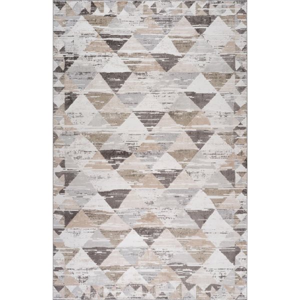 Rug Branch Cadence 6 x 10-ft Abstract Modern Area Rug - Off-White