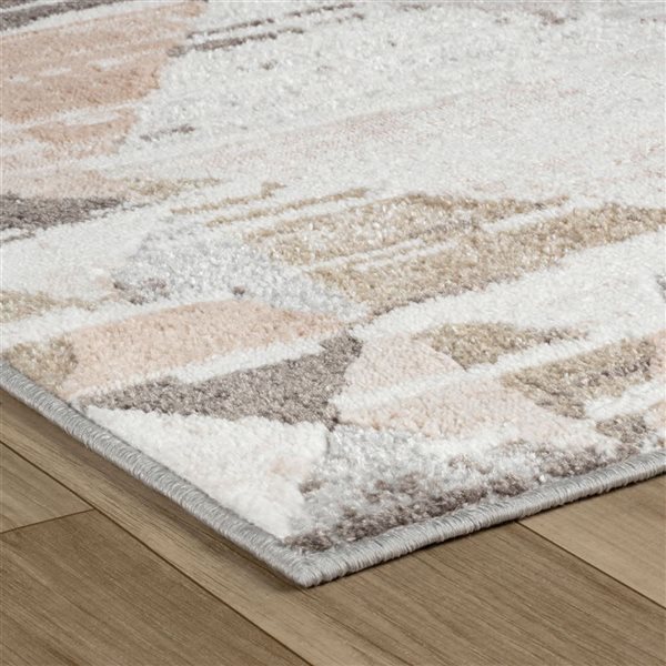 Rug Branch Cadence 6 x 10-ft Abstract Modern Area Rug - Off-White