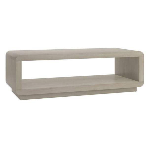 Hailey Home Lonni 47-in Alder Washed White Coffee Table