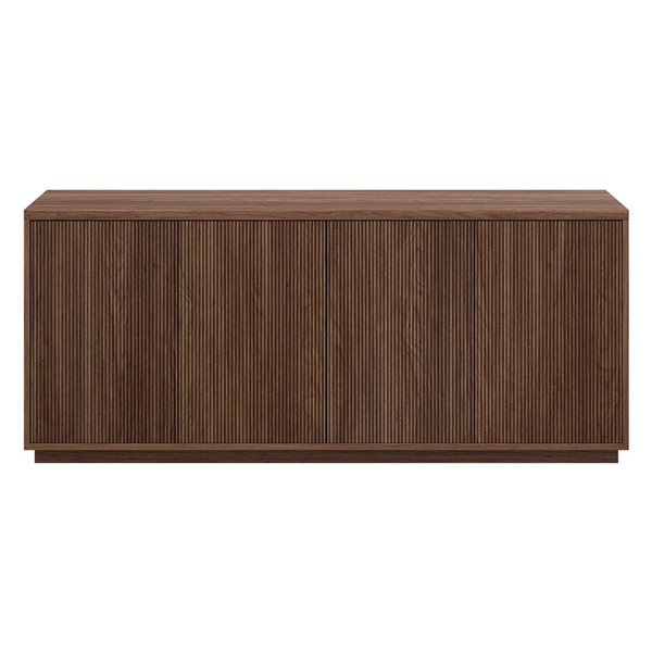 Hailey Home Alston 68-in Satin Walnut Buffet Table