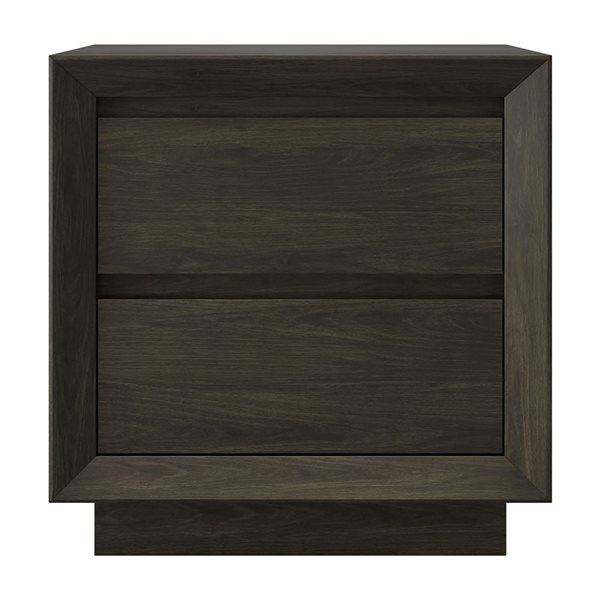 Hailey Home Emmett 24-in Alder Brown Nightstand